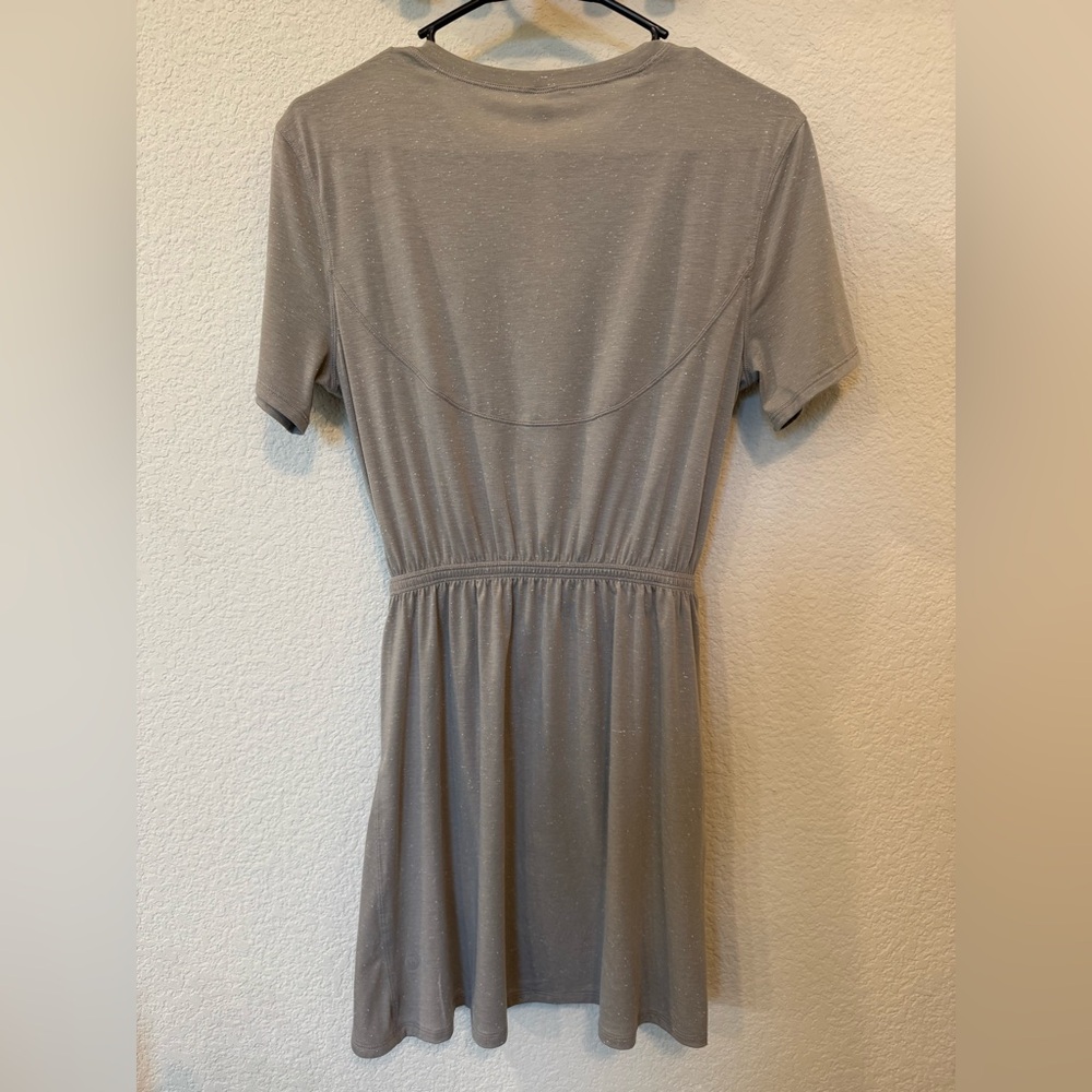 Lululemon Athletica Gray Knot-Front Mini Dress - Picture 4 of 4